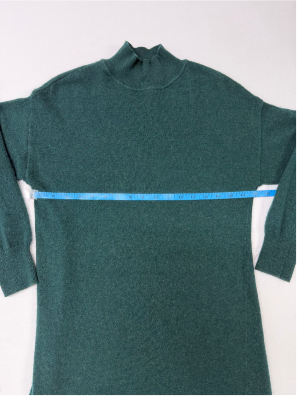 Women's Icône Green Midi Turtleneck Sweater Dress Size S. 2064 - Picture 5 of 7
